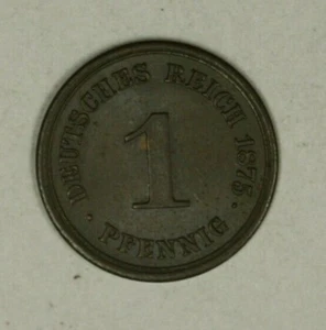 Germany Pfennig 1875-E Toned UNC A2293 - Picture 1 of 2