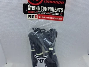1 Pack Warrior Lacrosse String Components Part B (Black) New Sealed - Picture 1 of 3