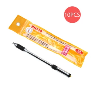 Antenne télescopique double bande femelle 10 pièces Rh770 SMA pour Baofeng UV-5R 888S UV-9R - Photo 1/11