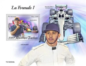 Togo - 2019 Formula One Drivers - Stamp Souvenir Sheet - TG190504b - Picture 1 of 1
