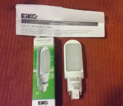 Eiko LED13W4PH/840DR-G5 G24q BASE direct 18W/26W/32W/42W/8T4/Q/G24q/GX24q lamps - Image 1 of 4