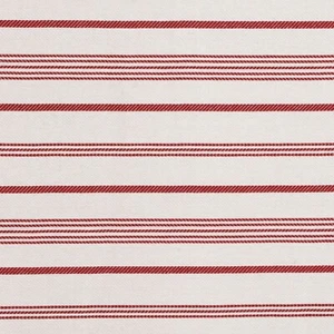 Milford Streifen rot doppelter Breite Stoff 280cm | Herringbone | Ticken | Vorhänge - Bild 1 von 7