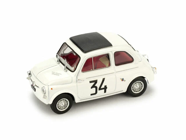 Fiat Abarth 595 Monza 1964 1? Franco Patria #34 1:43 2010 BRUMM - Immagine 1 di 1