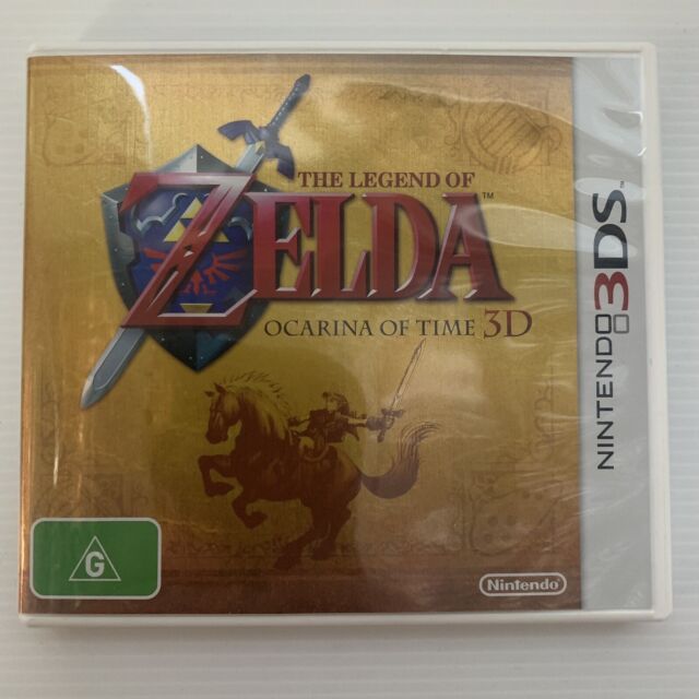 The Legend Of Zelda Ocarina Of Time 3D UKG 95+ MINT GOLD PAIR 3DS VGA WATA