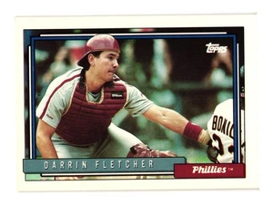 1992 Topps #159 Darrin Fletcher Philadelphia Phillies - Picture 1 of 2