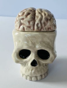 Cracker Barrel Halloween Sal y Pimienta Shaker’s Calavera y Cerebro - Imagen 1 de 11