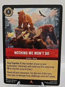 Nichts, was wir nicht tun werden 147/204 Disneys Lorcana Reign of Jafar Regular - Bild 1 von 2