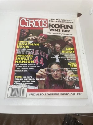Circus Magazine March 1999  Korn cover Near Mint Poll Winners Photo Gallery - Image 1 of 4