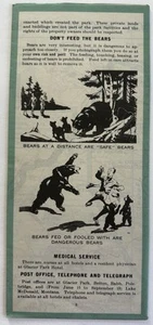 Alberta Canadá Montana mapa 1940 Waterton-Glacier International Peace Natl Park - Imagen 1 de 9