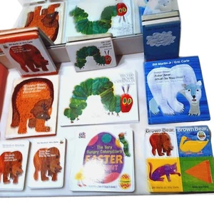 Eric Carle and Bill Martin Jr. Books (LOT OF 10) 1st Ed. W/DJ BROWN BEAR SIGNED! - Picture 1 of 24