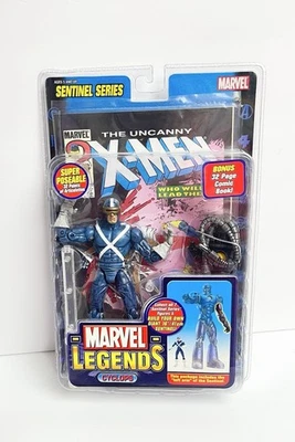 2005 Marvel Legends Sentinel Series Uncanny X-Men Cyclops Action Figure Variant - Image 1 of 4