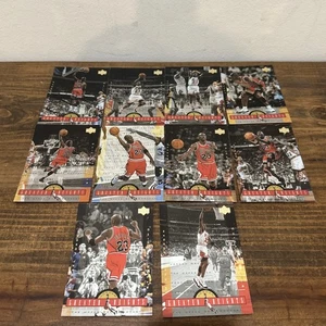 1996-97 Upper Deck Michael Jordan Greater Heights Jumbo Complete 10 Card Set - Bild 1 von 13