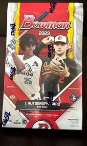 2023 Bowman Baseball Hobby Box 1 Auto 24 Packs 240 Karten - Bild 1 von 4