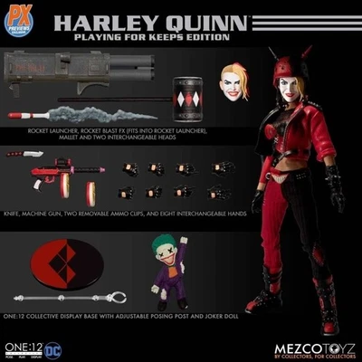 全新! Mezco ONE:12 Collective │ Harley Quinn: Play for Keeps │ 6 英寸比例人偶 — 第 1/4 张图片