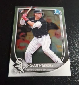 2025 BOWMAN CHROME ROOKIE CARD #71 CHASE MEIDROTH RC CHICAGO WHITE SOX NRMT-MT!! - Picture 1 of 2