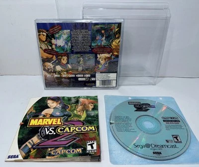 Marvel Vs. Capcom 2 Sega Dreamcast Complete CIB w/ Manual Tested & Works Read - Image 1 of 4