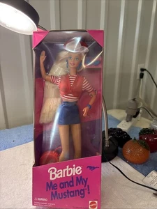 Mattel Me and My Mustang 1994! Barbie Puppe NRFB #13744 schöne Modepuppe blond - Bild 1 von 6