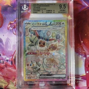 Pokemon TCG Eevee EX SAR 223/187 Terastal Festival Japanese Beckett 9.5 - Picture 1 of 1