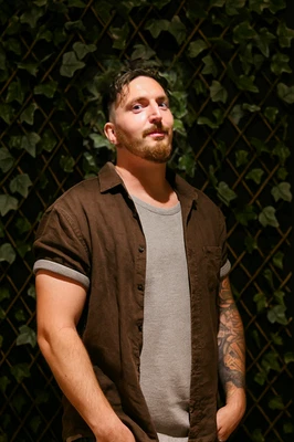 Gently worn SoulStar SS 01 "Blue Harbour" short‑sleeve casual shirt in a size L, - Image 1 of 2