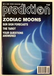 Prediction Magazine September 1994 Zodiac Moons The Tarot Sun Sign Forecasts ... - Picture 1 of 2
