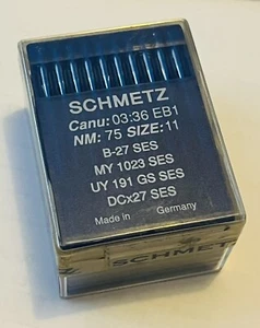 100 aghi nuovi con scatola MY 1023 SES UY191 GS DCx27 SZ11 Canu 03:36 EB1 Industrial! - Foto 1 di 1