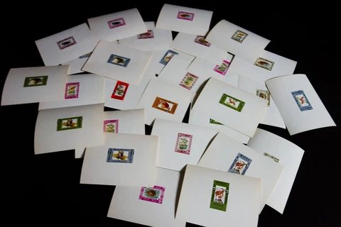 Morocco Series of 28 Essay Designs Large Size Very Rare Cover