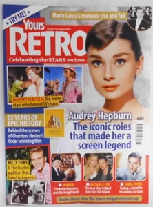 Yours Retro magazine April 2024 Audrey Hepburn, Muppet stars, Michael J Fox