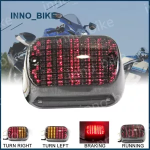LED Tail Light Turn Signal Brake Integrated For Suzuki Intruder VL1500 1999-2004 - Picture 1 of 12