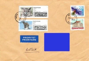 Poland - 2018 - Owl - Eagle - personalized stamp - used on cover - Picture 1 of 1