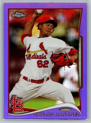 2014 Topps Chrome #54 Carlos Martinez Purple Refractors - Image 1 of 2