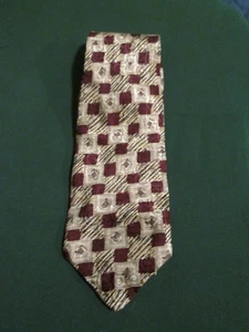 Robert Talbott Allen Collins Studio Silk Men's Geometric Tie 58" L 3.5" W - Picture 1 of 4