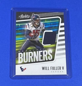 2020 Panini Absolute Will Fuller V BURNERS JERSEY RELIC Texans / Dolphins #8 🔥 - Imagen 1 de 2