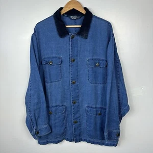 Polo Ralph Lauren Linen Chore Jacket, Corduroy, Sportsman RRL, Size Mens XL - Picture 1 of 7
