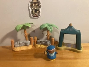 Fisher Price Little People Three Wise Men Christmas Nativity set BLUE TENT 2008 - Picture 1 of 5
