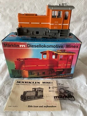 Märklin Minex Spur 0e 3420 Diesellok mit OVP/Anleitung, geprüft! - Bild 1 von 4