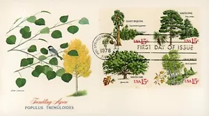US 1767a FDC Trees Fleetwood - Picture 1 of 2