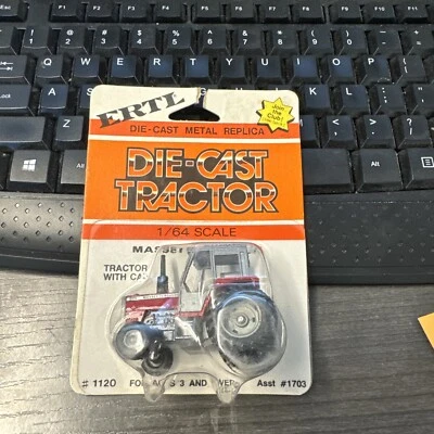 ERTL 1/64 SCALE DIE-CAST MASSEY FERGUSON 699 TRACTOR PART#1120 Asst.#1703 NIB  - Image 1 of 4