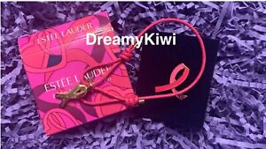 Estee Lauder Evelyn Lauder Dream Brustkrebs Awareness Pin Neu im Karton + Armband