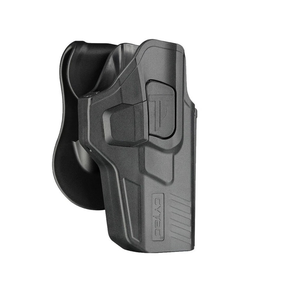 For Glock 17 22 31 Gen 1/2/3/4 Level 2 OWB Paddle Holster w Quick Release Button - Image 1 of 4