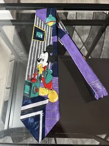 Disney Unlimited Mickey Scientist Mens Neck Tie *Damaged* - Picture 1 of 5