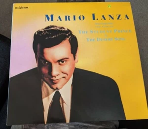 RARE MARIO LANZA VINYL LP SINGS SONGS FROM STUDENT PRINCE + 1989 REISSUE MINT - Picture 1 of 6
