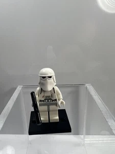 Lego Snowtrooper Minifigure Star Wars Imperial Hoth With Blaster - Picture 1 of 2