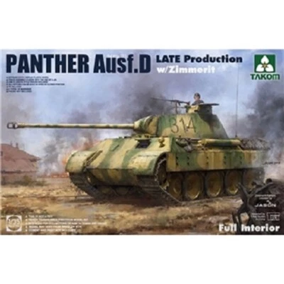 Takom 2104 Sdkfz 171 Panther Ausf.d Tedesco Serbatoio Late 1/35 Scala Plastica - Immagine 1 di 4