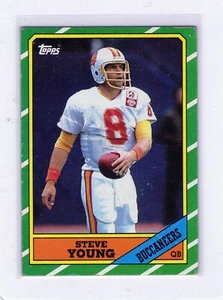 1986 Topps Steve Young RC Rookie #374 Buccaneers VG/EX - Picture 1 of 2