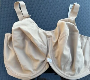 Elomi Energise High Impact Underwire Sports Bra Style 8041 Size 40H Nude NEW - Picture 1 of 5