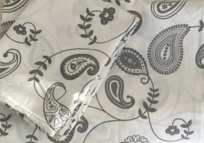 Ikea IDGRAN OVAL Ch-mas Duvet Quilt Cover with Pillowcase White Gray Bed Set NEW - Image 1 of 4