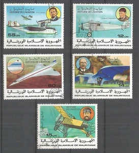 Mauritania 1977 year ,used stamps - aviation - Picture 1 of 1