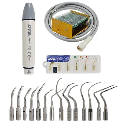 Woodpecker DTE Dental Ultrasonic Piezo Scaler LED HD-7L Handpiece ACTEON Tips H3 - Image 1 of 4