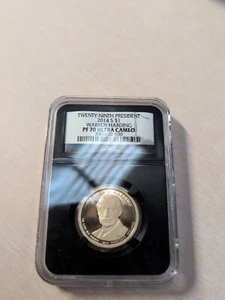 2014 S NGC PF70 WARREN HARDING PRESIDENTIAL DOLLAR PROOF COIN - Picture 1 of 2