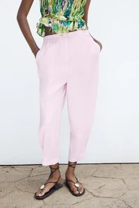 Zara trousers with tub hems Size M UK 10-12 - Picture 1 of 8